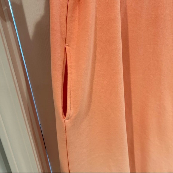 Time & Tru Women Hoodie Lightweight Sweatshirt Dress Coverup Sz XS Orange NWT - Picture 7 of 9